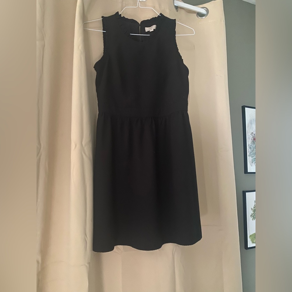 Loft Size 8p Black Work Dress